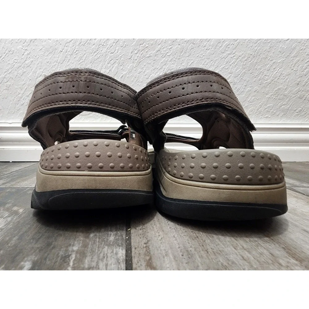 Skechers Tresmen Garo Slingback Brown Sandal Men's 12